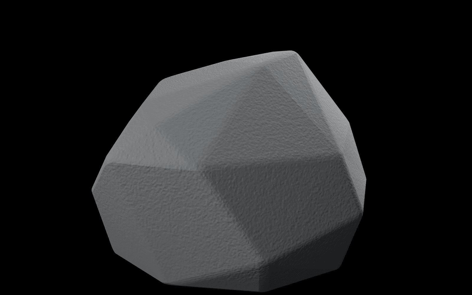 Rawk 48 soft-peak model with even fuzzy skin in sculpted studio lighting